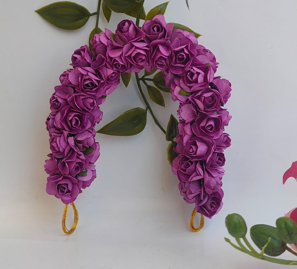 Purple Rose Gajra | Grocsy