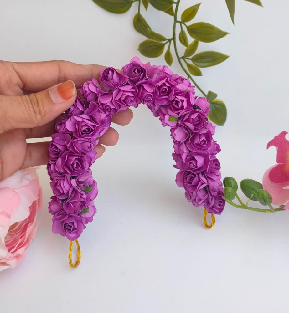 Purple Rose Gajra | Grocsy