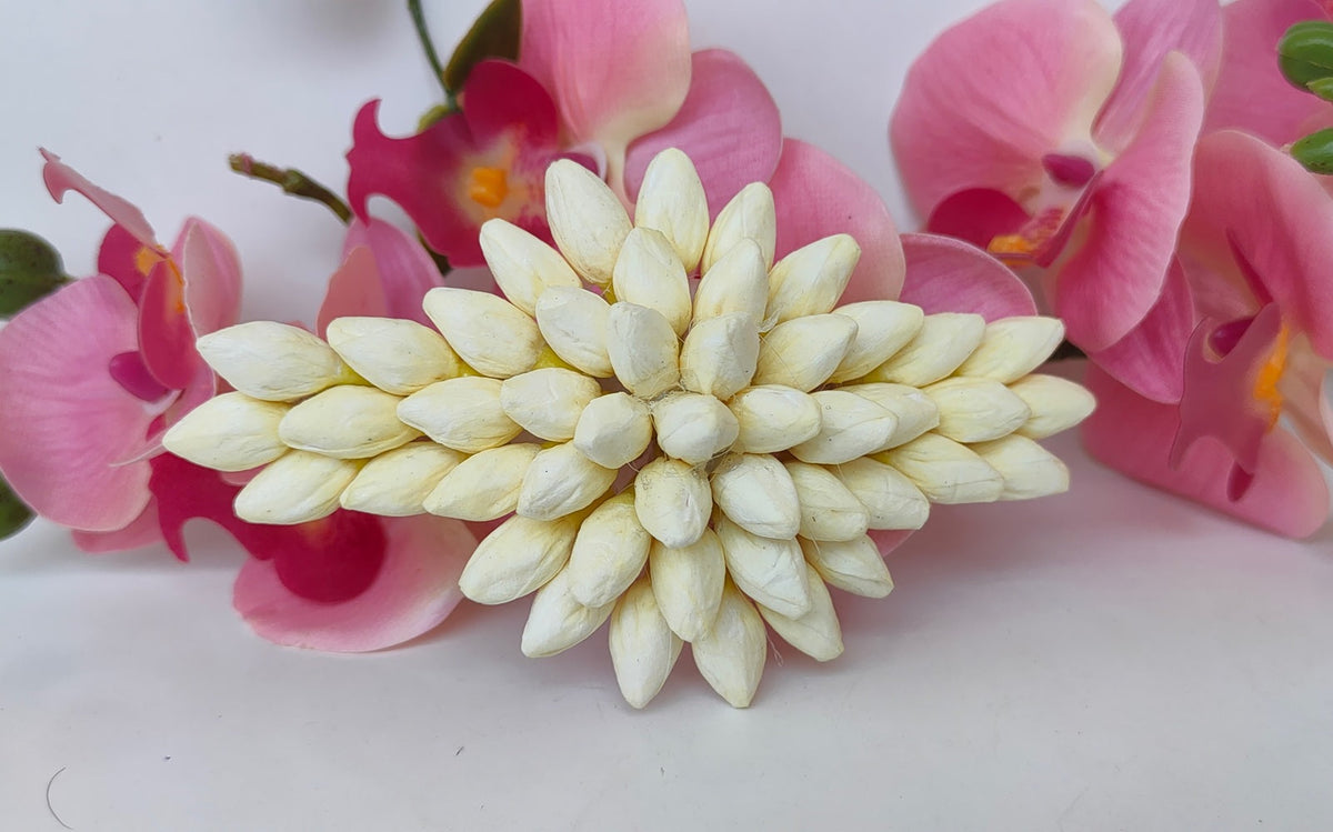 Artificial Jasmine Hair Clip | Grocsy