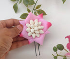 Baby Pink Flower Brooch | Grocsy