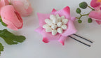 Baby Pink Flower Brooch | Grocsy