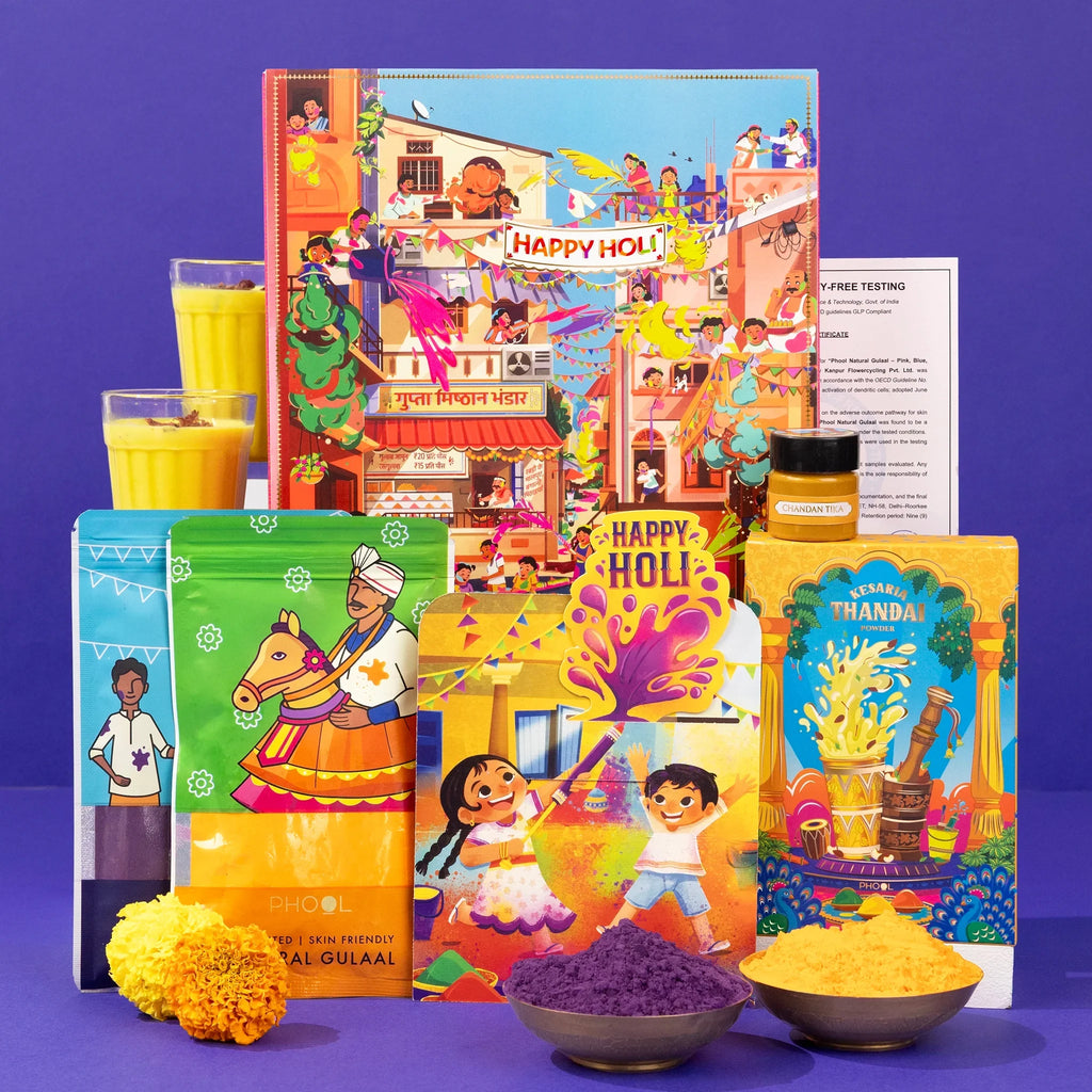 Phool Holi Mohalla Pop-Up Gulaal Box | Grocsy