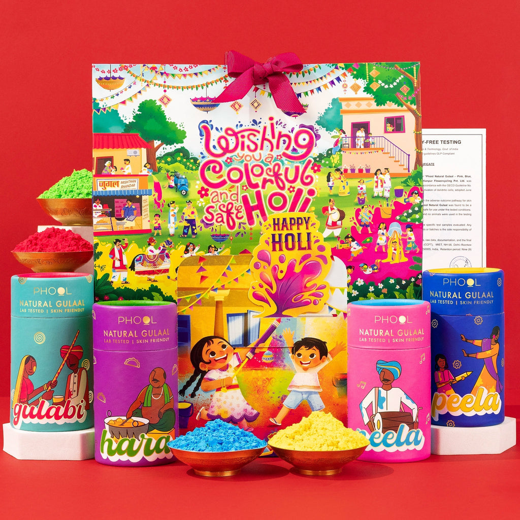 Phool Holi Celebrations Gift Box | Grocsy