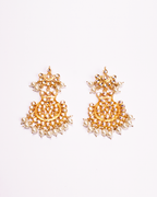 Gold-Polished Alloy Pearl And Kundan Choker Necklace Set - The Pari | Grocsy