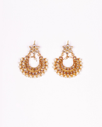 Gold-Polished Alloy Pearl And Kundan Choker Necklace Set - The Pari | Grocsy