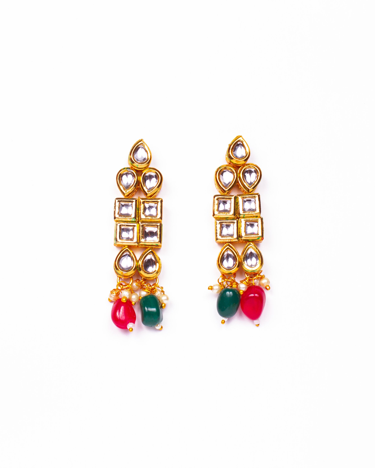 Gold-Polished Alloy Kundan Designer Choker Necklace Set - The Pari | Grocsy