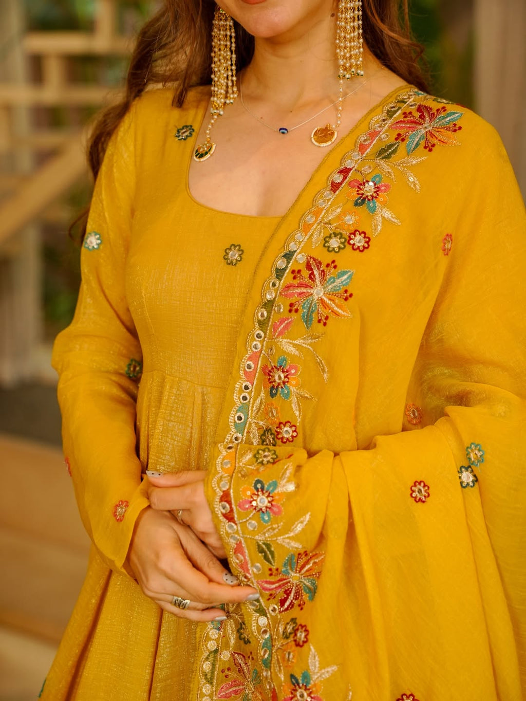 Yash Enterprise Yellow Crunchy Silk Party Wear Sharara Suit Set | Grocsy