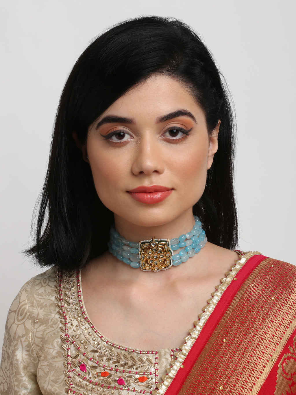 Kundan Choker - Ruby Raang | Grocsy