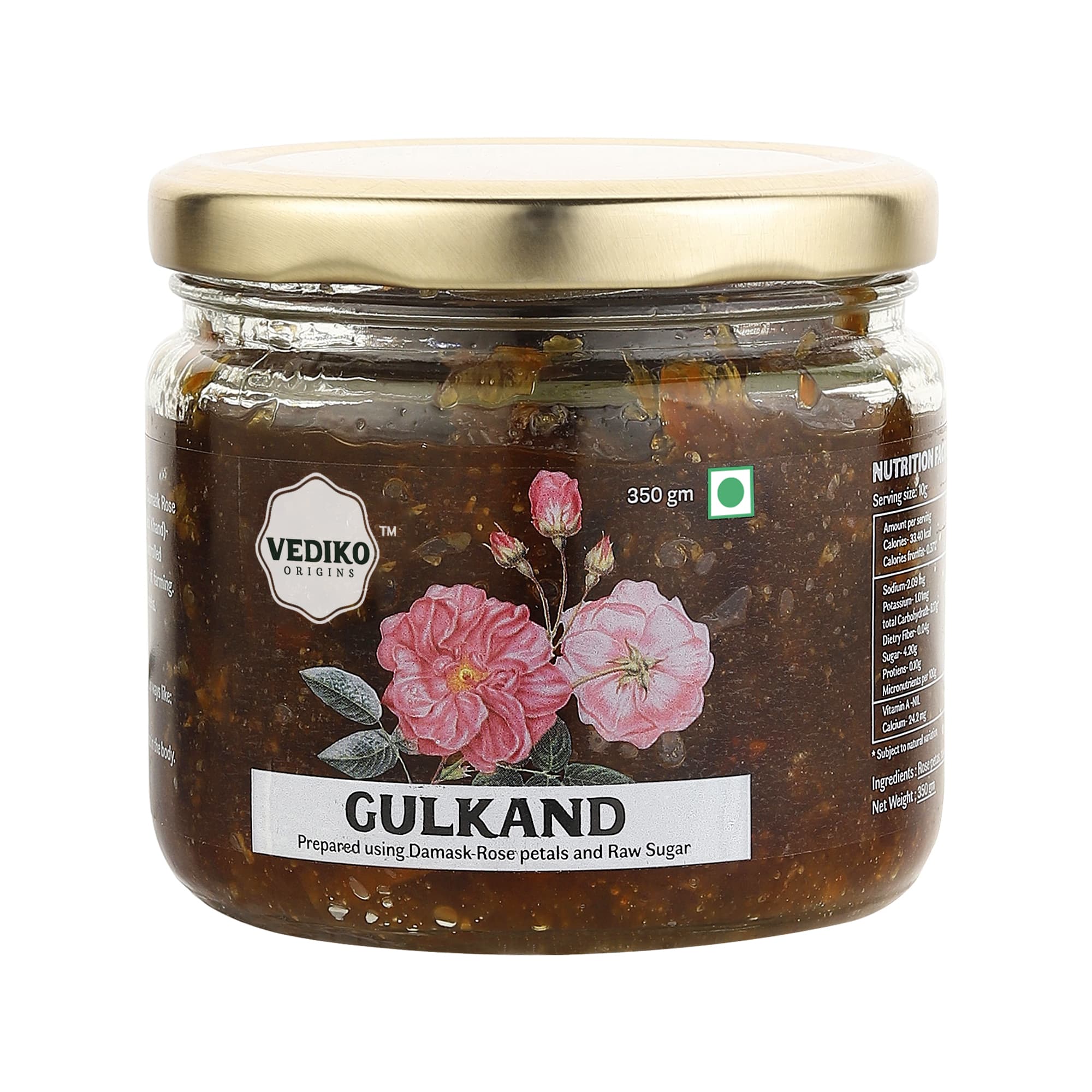 Vediko Origins Rose Gulkand | Grocsy