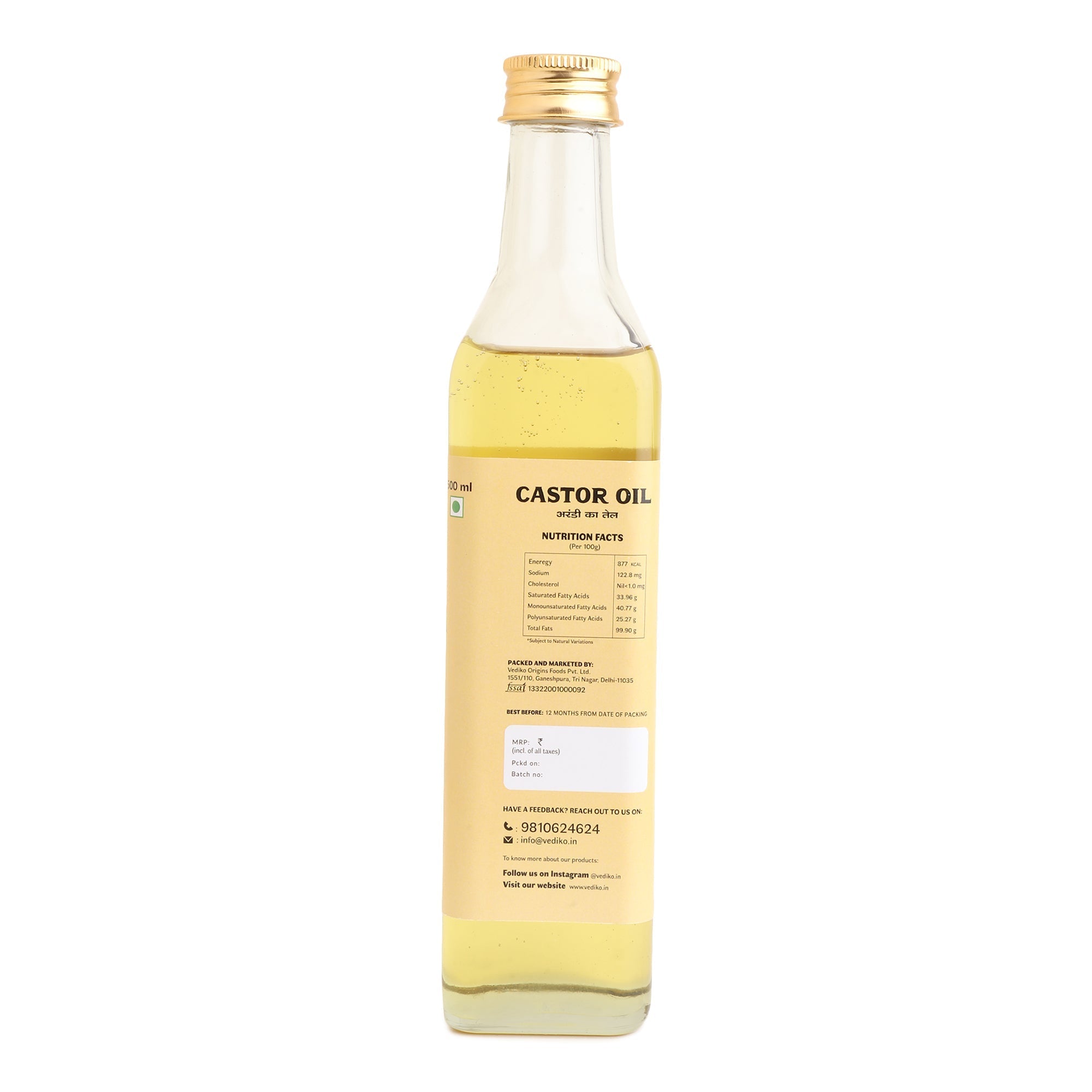 Vediko Origins Castor Oil | Grocsy