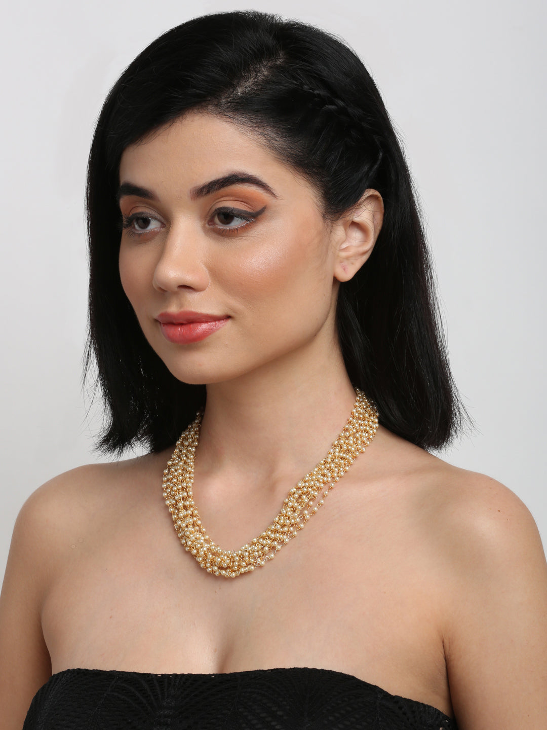 Pearl Neckpiece - Ruby Raang | Grocsy