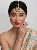Kundan Maang Tikka - Ruby Raang | Grocsy