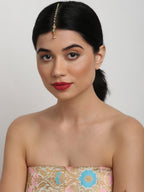 Kundan Maang Tikka - Ruby Raang | Grocsy