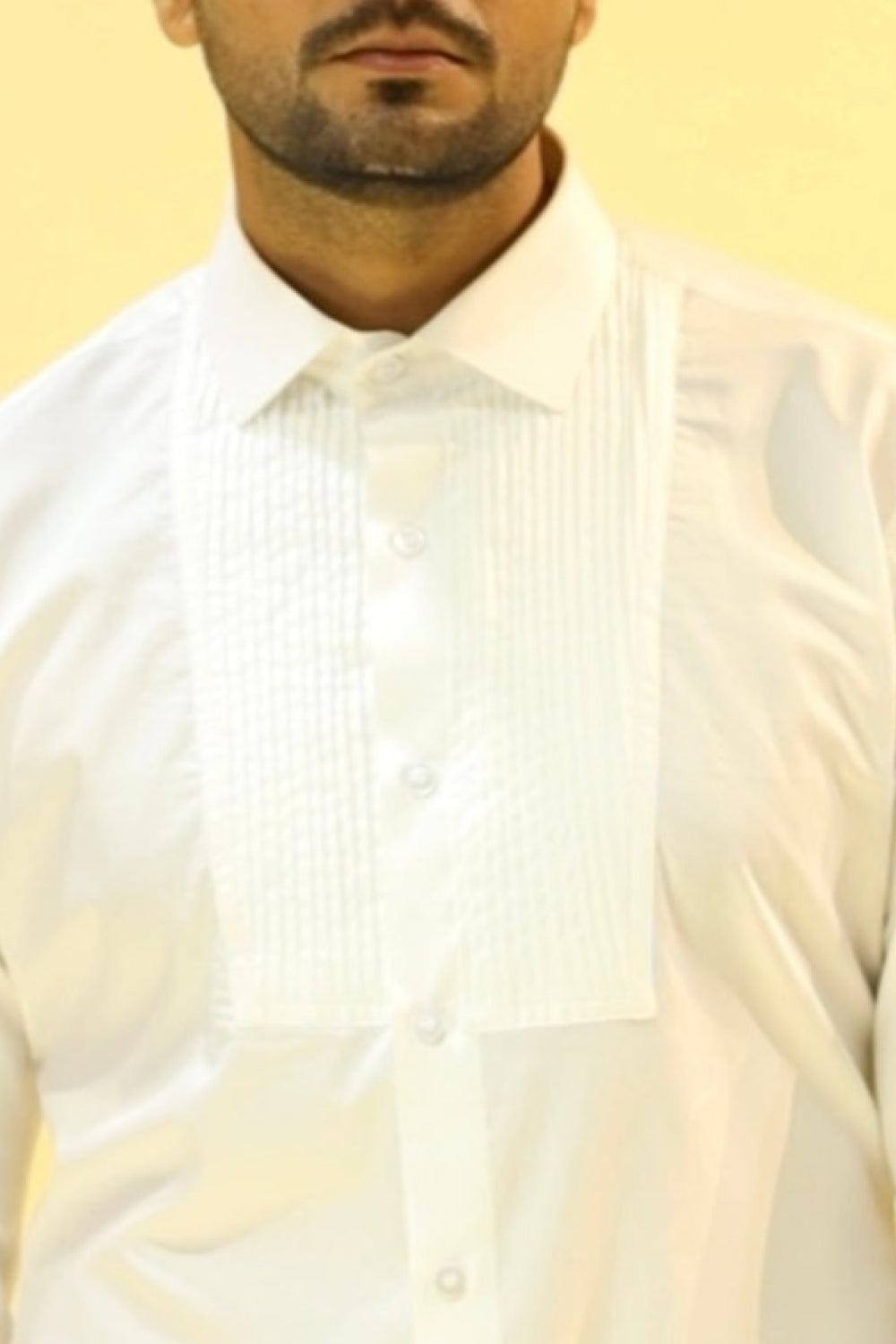 Duende Designer White Shirt-Tuxedo Shirt by Hilo Design | Grocsy