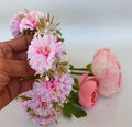 Baby Pink Bridal Hair Accessories | Grocsy