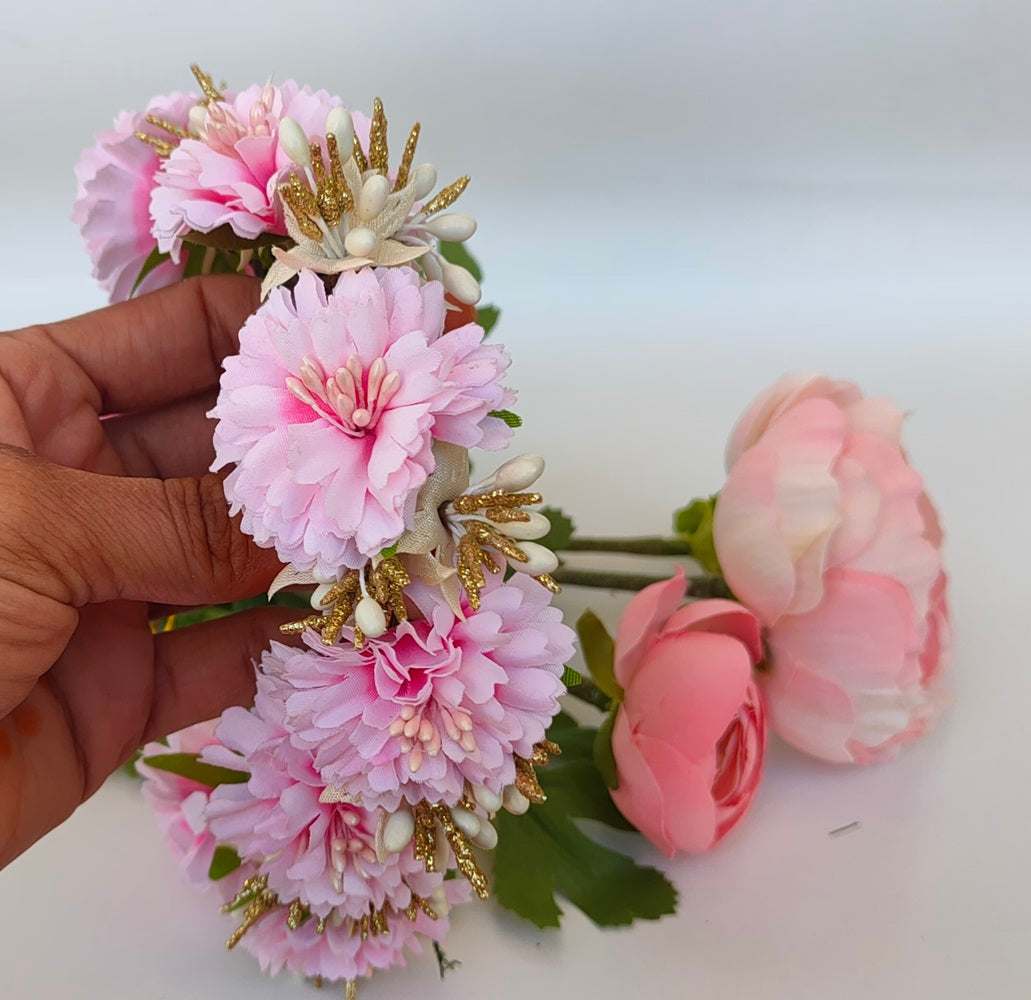 Baby Pink Bridal Hair Accessories | Grocsy
