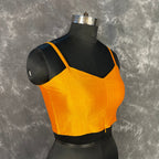 Majestic Yellow Yellow Coloured Silk Ready to Wear Blouse - kapda Tailor | Grocsy