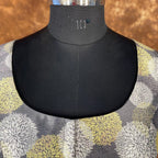 Multi Print Facade Ash Grey Coloured Silk Ready to Wear Blouse - kapda Tailor | Grocsy