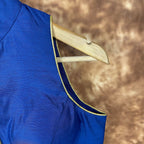 Cut Piece Fashion Royal Blue Coloured Silk Ready to Wear Blouse - kapda Tailor | Grocsy