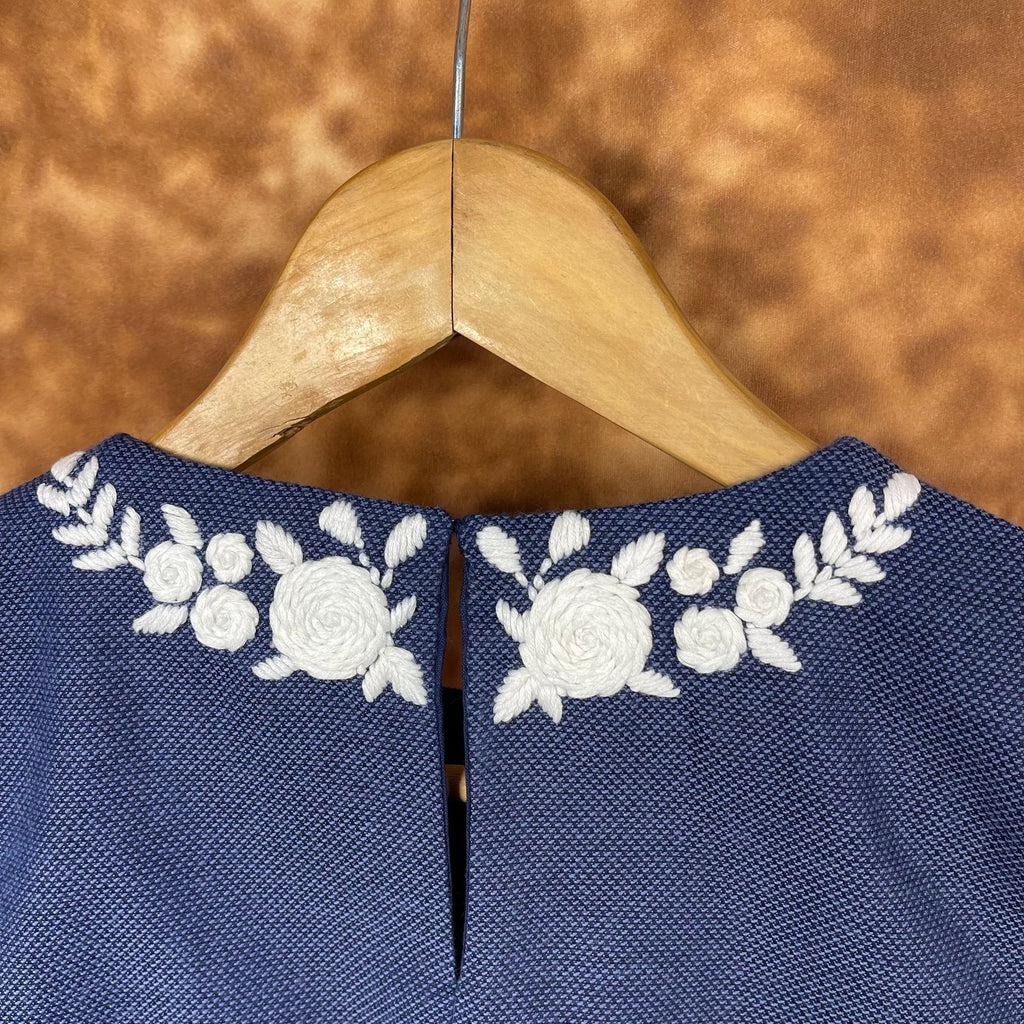 Jardosi Justajoo Blue Coloured Cotton Ready to Wear Blouse - kapda Tailor | Grocsy