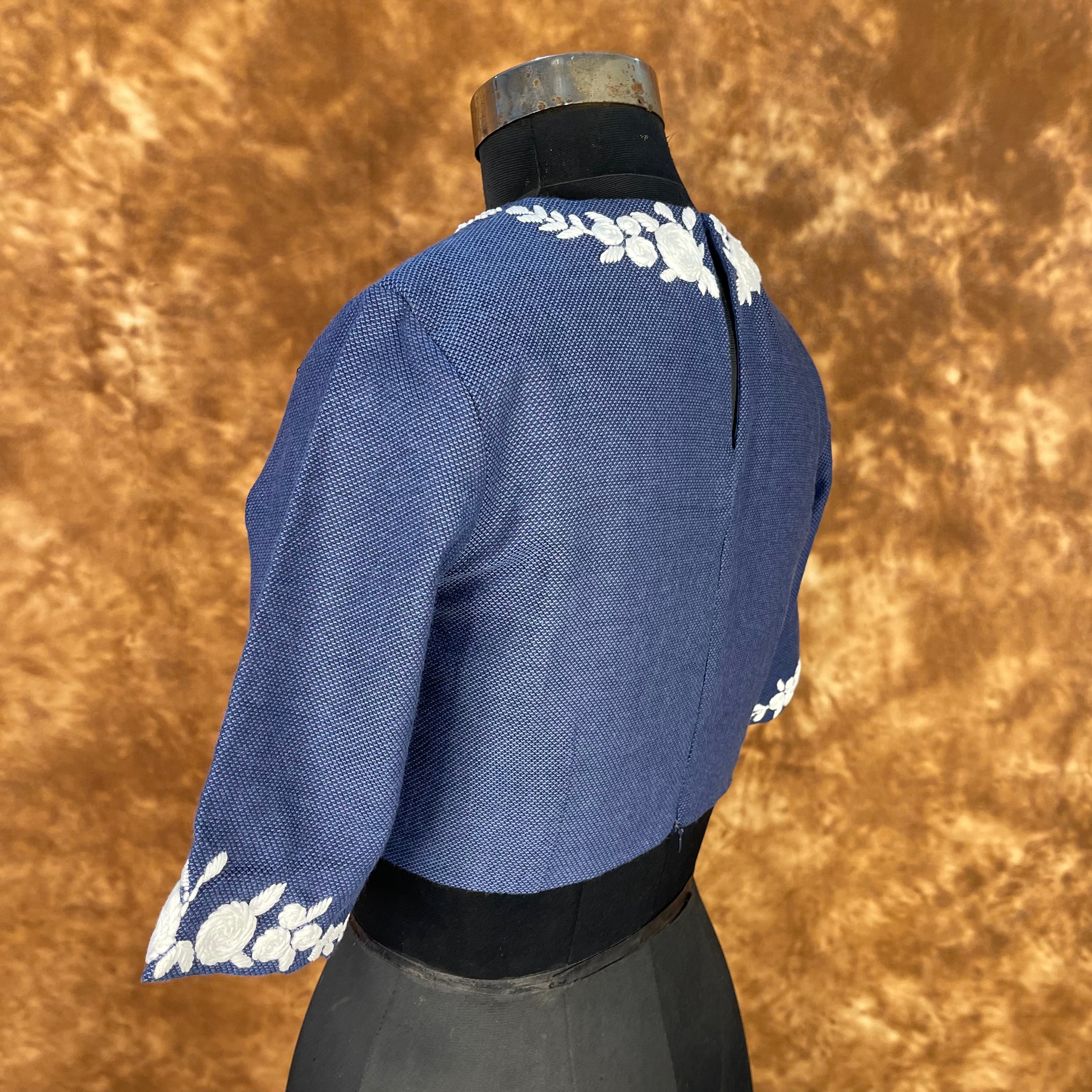 Jardosi Justajoo Blue Coloured Cotton Ready to Wear Blouse - kapda Tailor | Grocsy