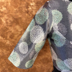 Festive Rush Grey Coloured Silk Ready to Wear Blouse - kapda Tailor | Grocsy