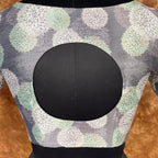 Festive Rush Grey Coloured Silk Ready to Wear Blouse - kapda Tailor | Grocsy