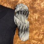 Aurora Black Black Coloured Cotton / Chanderi Ready to Wear Blouse - kapda Tailor | Grocsy