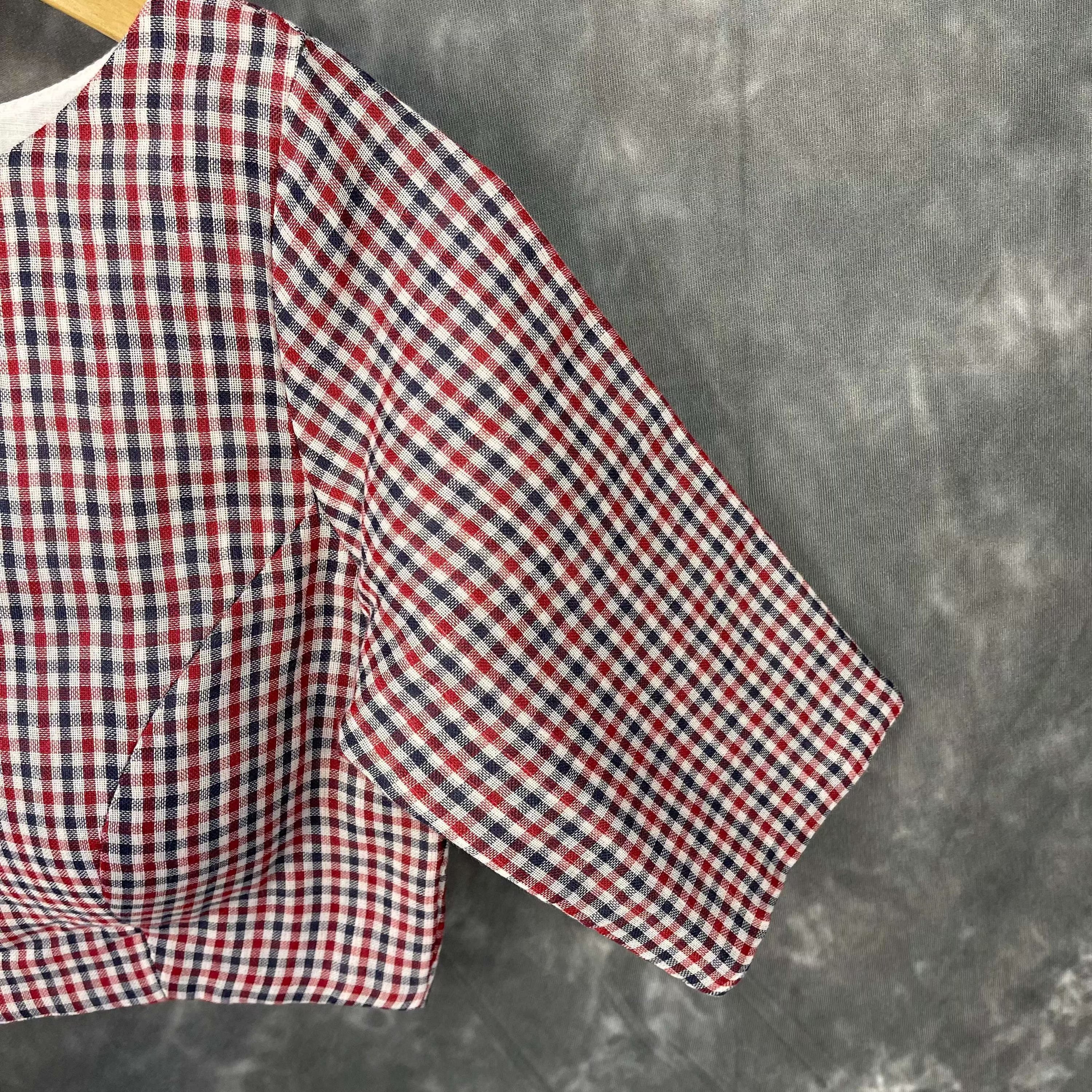 Asymmetric Symmetry Multi Color Coloured Cotton Ready to Wear Blouse - kapda Tailor | Grocsy