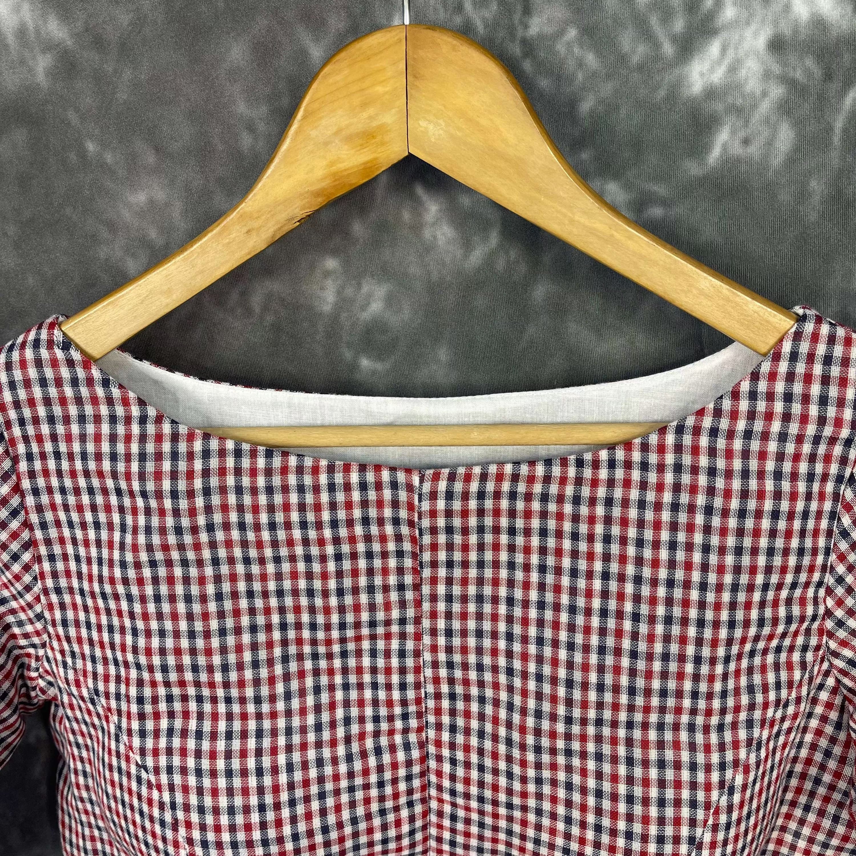 Asymmetric Symmetry Multi Color Coloured Cotton Ready to Wear Blouse - kapda Tailor | Grocsy