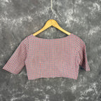 Asymmetric Symmetry Multi Color Coloured Cotton Ready to Wear Blouse - kapda Tailor | Grocsy