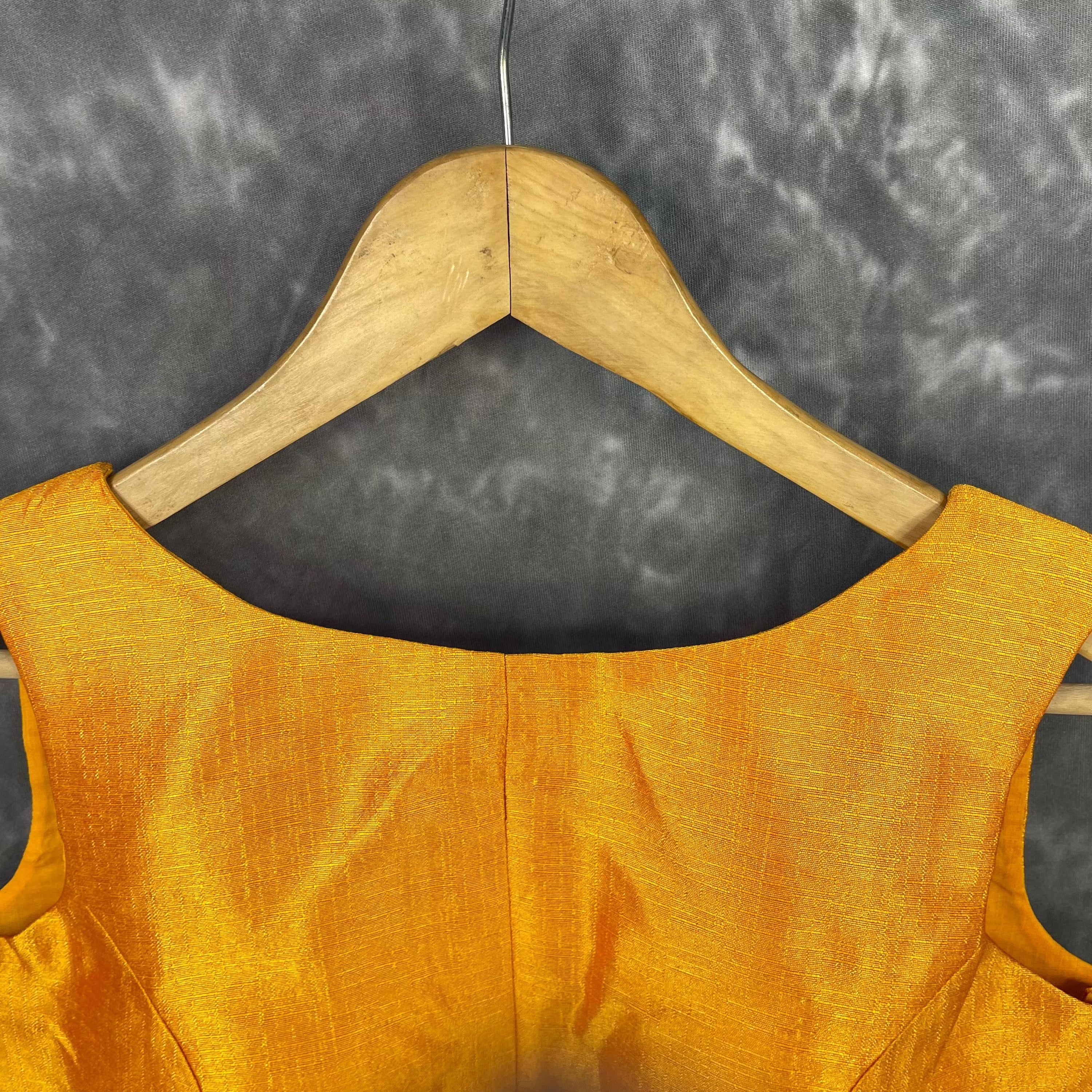 Mangalore Madness Orange Coloured Mangalore Isik/Khan Border Ready to Wear Blouse - kapda Tailor | Grocsy