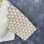 Barf Ki Saugat Cream Coloured Chanderi Cotton & Chanderi Broket Ready to Wear Blouse - kapda Tailor | Grocsy