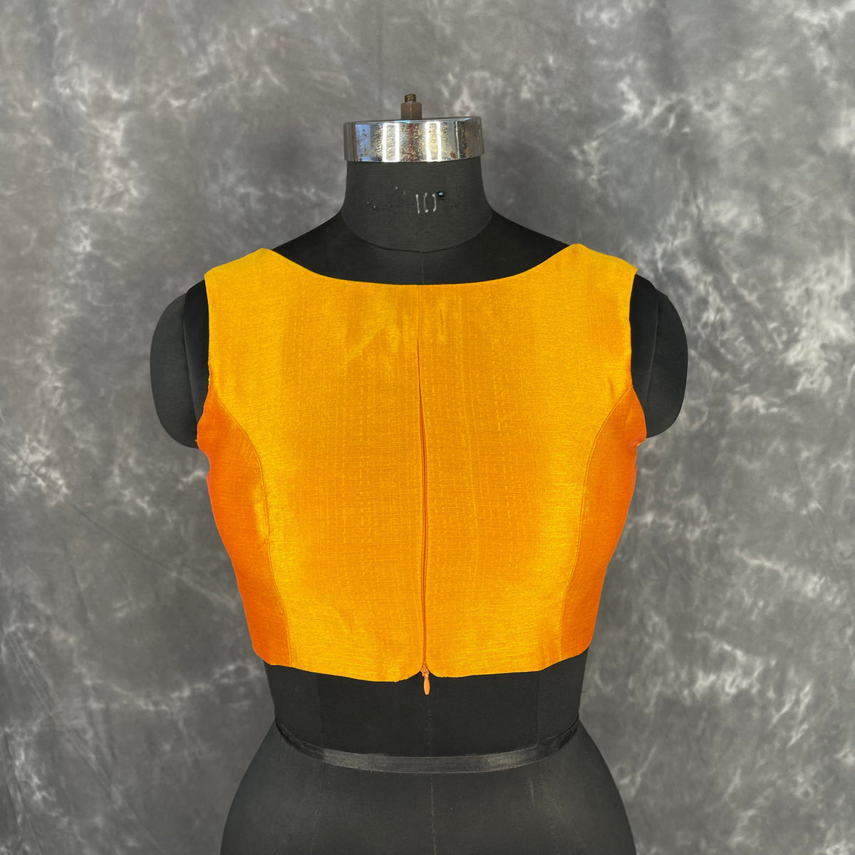 Mangalore Madness Orange Coloured Mangalore Isik/Khan Border Ready to Wear Blouse - kapda Tailor | Grocsy