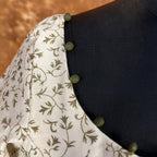 Scenic Holocaust Off White Coloured Chanderi Cotton Printed Ready to Wear Blouse - kapda Tailor | Grocsy