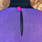 Nebula Fade Purple Coloured Handloom Cotton Ready to Wear Blouse - kapda Tailor | Grocsy