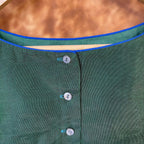 Hari Bhari Zindagi Green Coloured Chanderi Ready to Wear Blouse - kapda Tailor | Grocsy