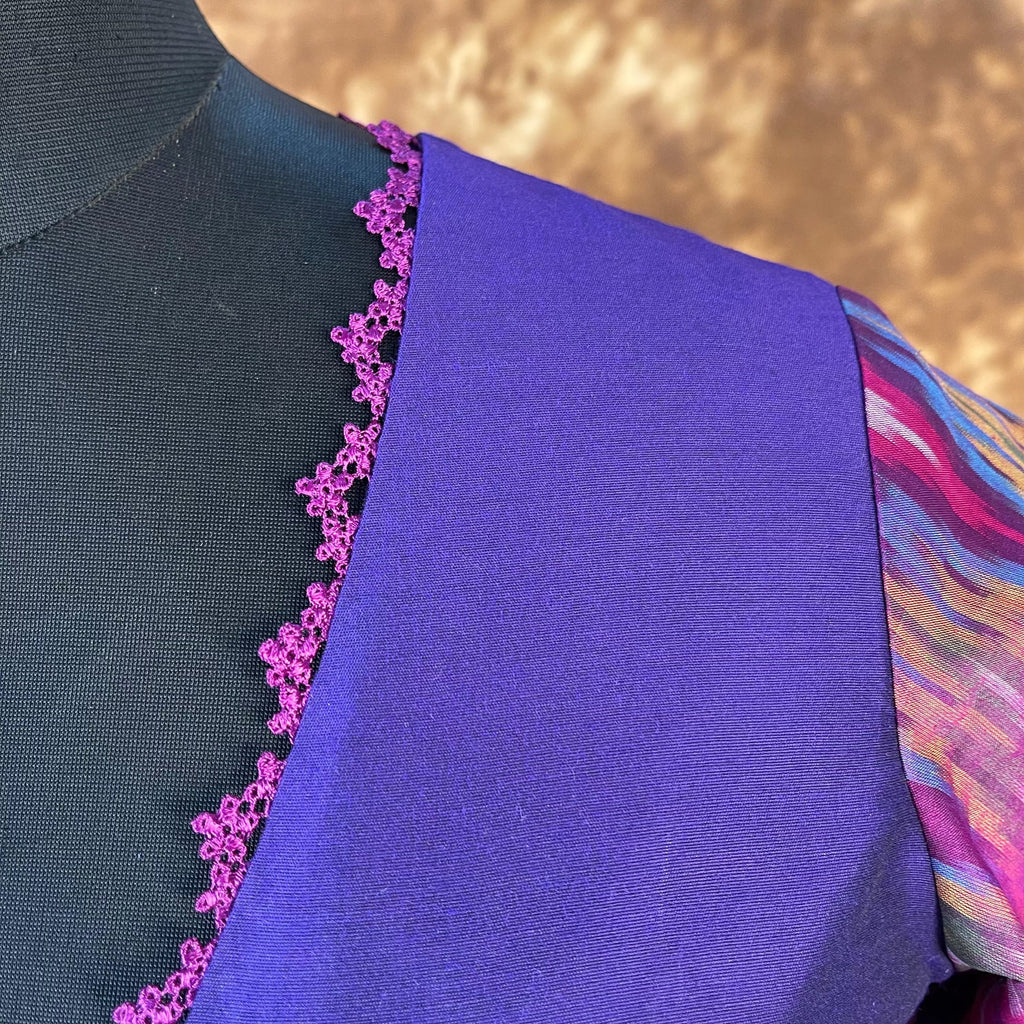 Khwaabon Ka Jharokha Blue Coloured Cotton Silk /Silk Ready to Wear Blouse - kapda Tailor | Grocsy