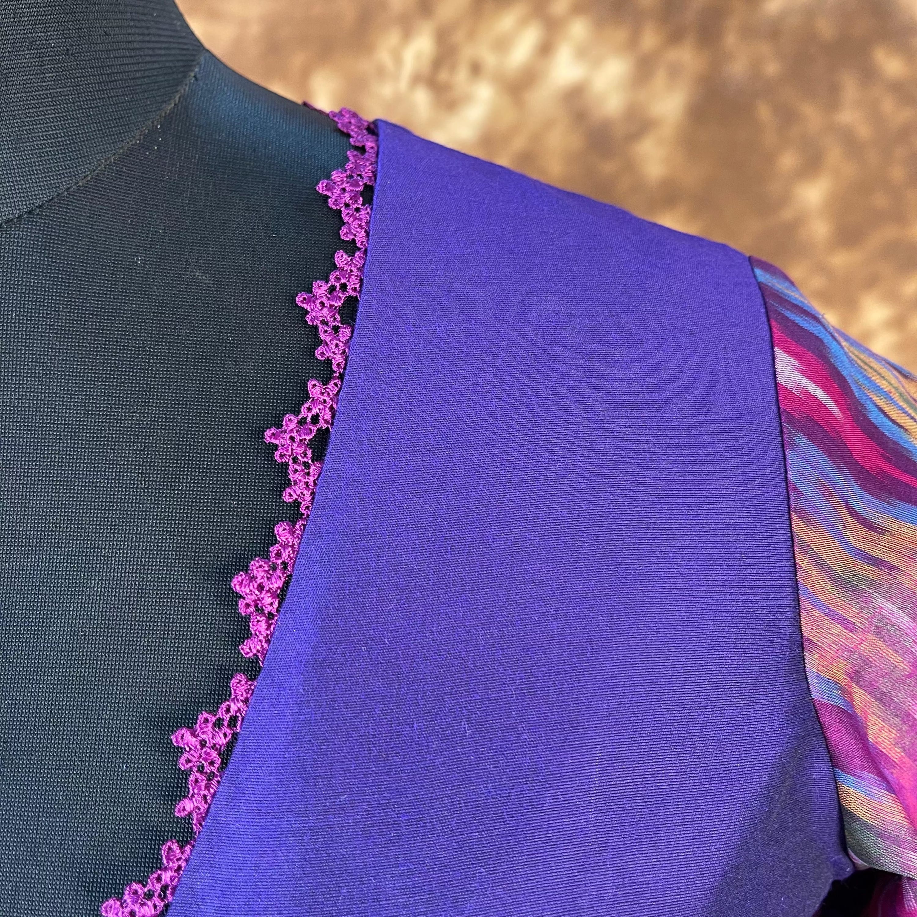 Khwaabon Ka Jharokha Blue Coloured Cotton Silk /Silk Ready to Wear Blouse - kapda Tailor | Grocsy