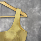 Swarn Vastra Gold Coloured Brocket Ready to Wear Blouse - kapda Tailor | Grocsy