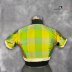 Roohani Resham Green Coloured Silk Ready to Wear Blouse - kapda Tailor | Grocsy
