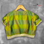 Roohani Resham Green Coloured Silk Ready to Wear Blouse - kapda Tailor | Grocsy