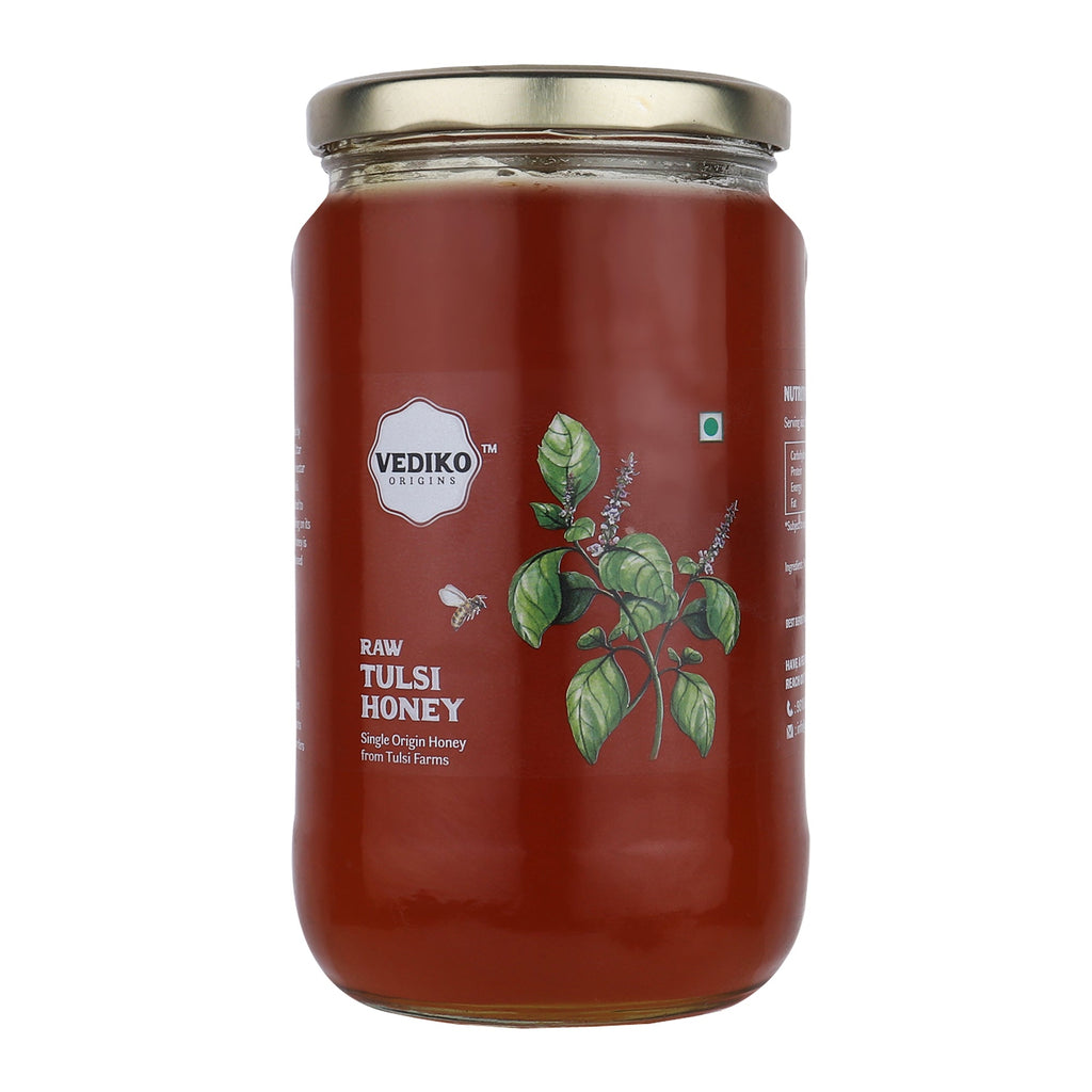 Vediko Origins Raw Tulsi Honey | Grocsy