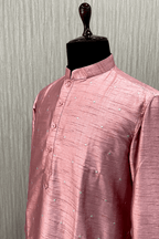 Rosado Designer Men's Kurta by Hilo Design | Grocsy