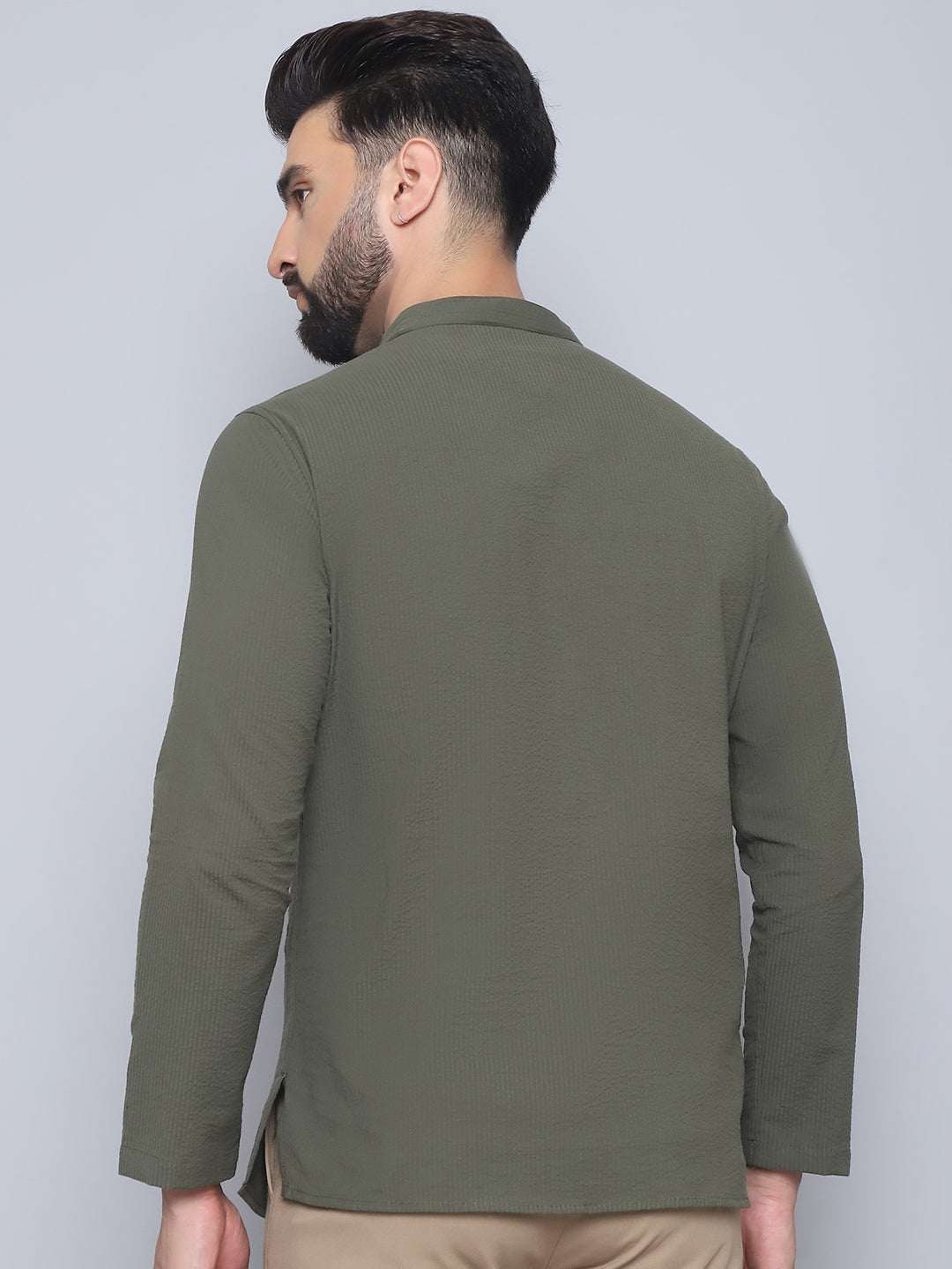 Even Apparels Men's Loop Wooden Button Kurta | Grocsy
