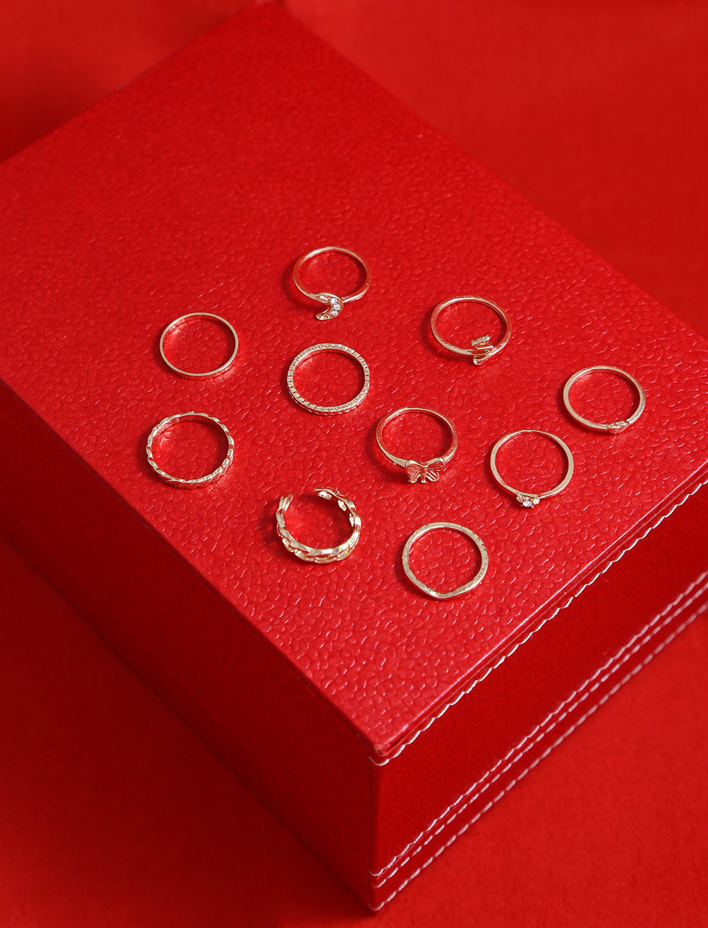 Silver-Plated Alloy Stylish Contemporary Stackable Ring - The Pari | Grocsy