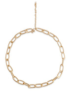 Gold-Polished Alloy Heart Shape Statement Necklace - The Pari | Grocsy