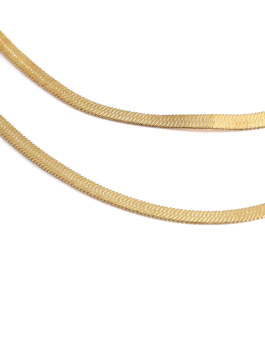 Gold-Polished Alloy Layered Designer Short Necklace - The Pari | Grocsy