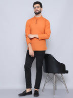 Even Apparels Men's Loop Wooden Button Kurta | Grocsy