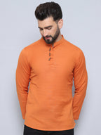 Even Apparels Men's Loop Wooden Button Kurta | Grocsy